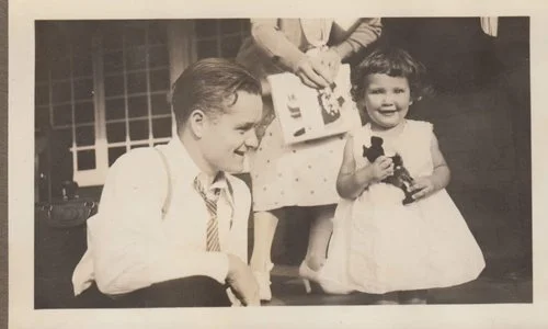 Bob Austin and Toddler Jean Spence