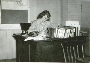 Margaret Laurgh, North School House, 1940s