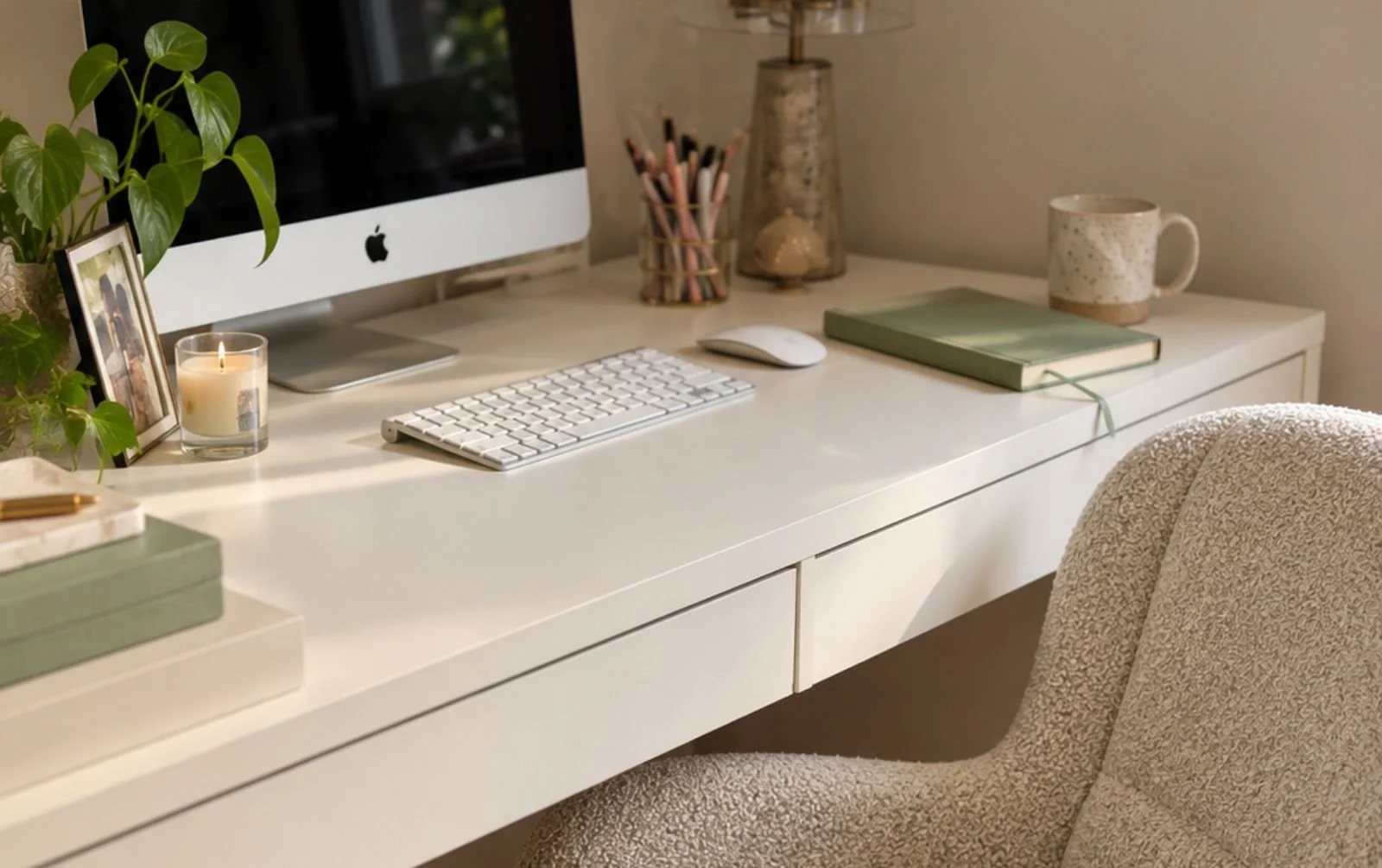 Editing and scheduling a client's social media post on a smartphone