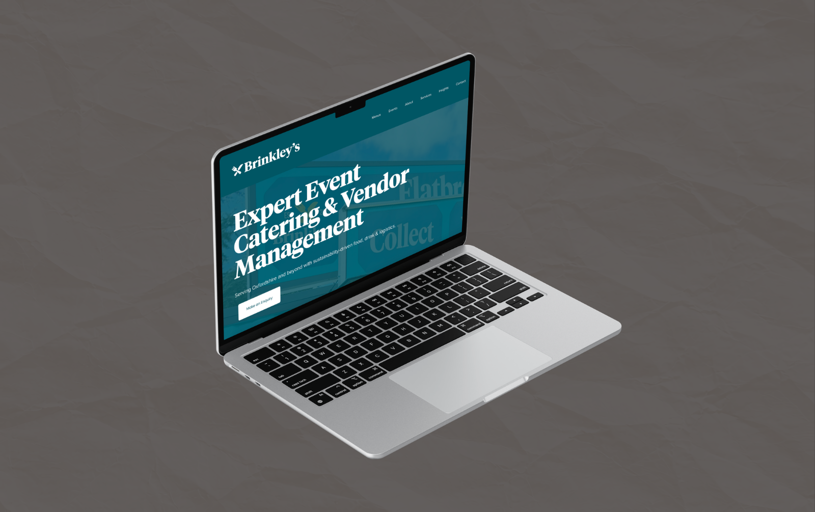 Squarespace Website Design for Brinkley’s Event Catering