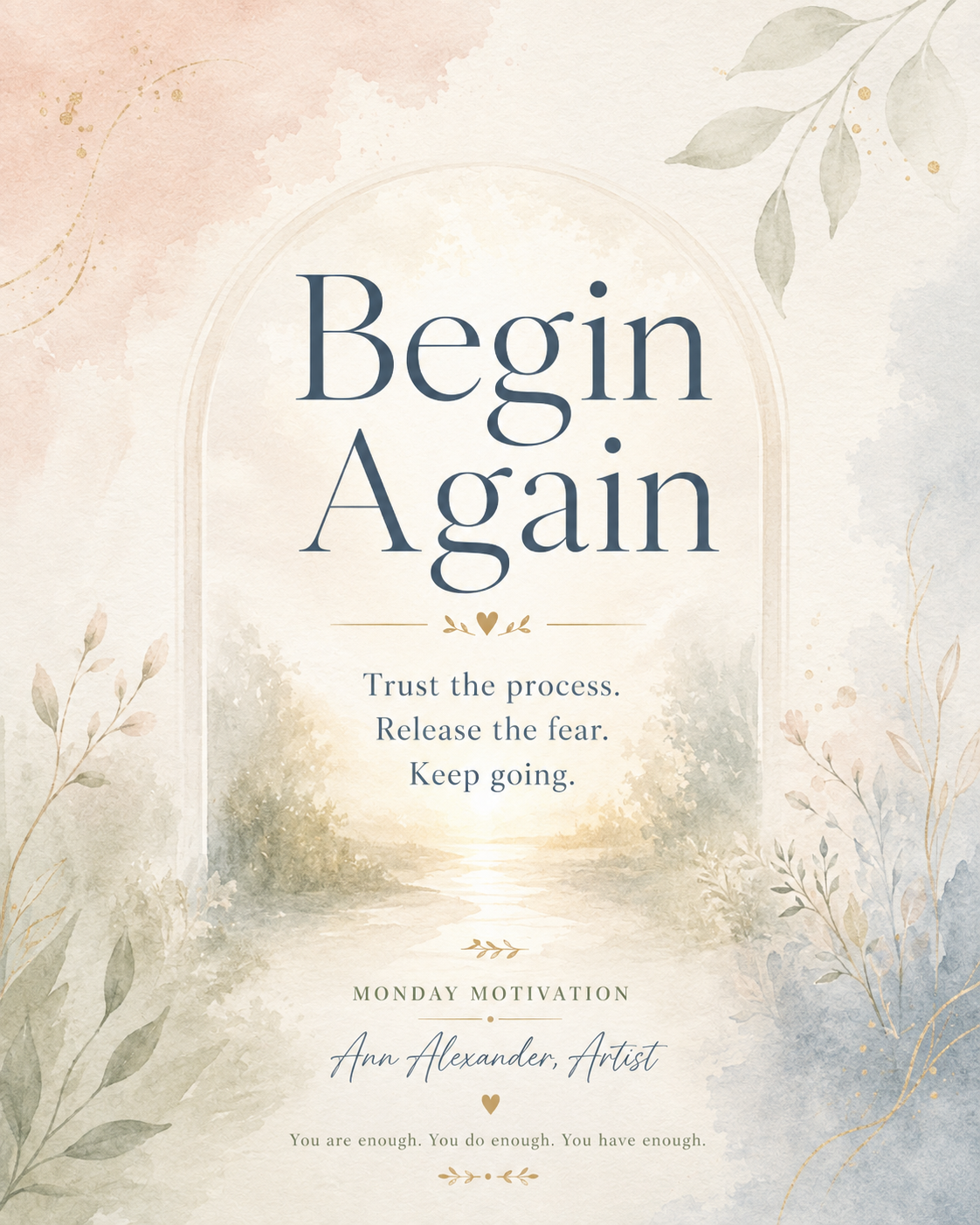 Begin Again…