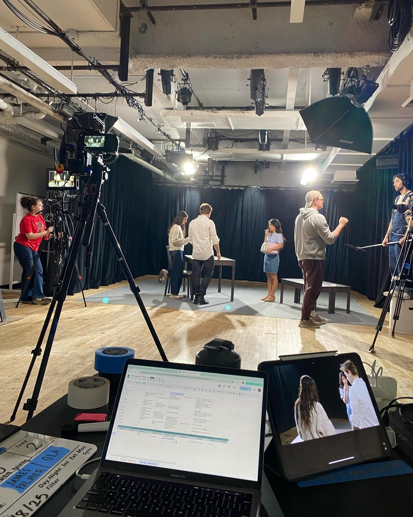 Had the best time working as an AD and script supervisor on Fordham&rsquo;s Senior Showcase this weekend with @ourlittleadventureproductions . I&rsquo;m really enjoying being on set and getting to expand my work into the film industry this year!