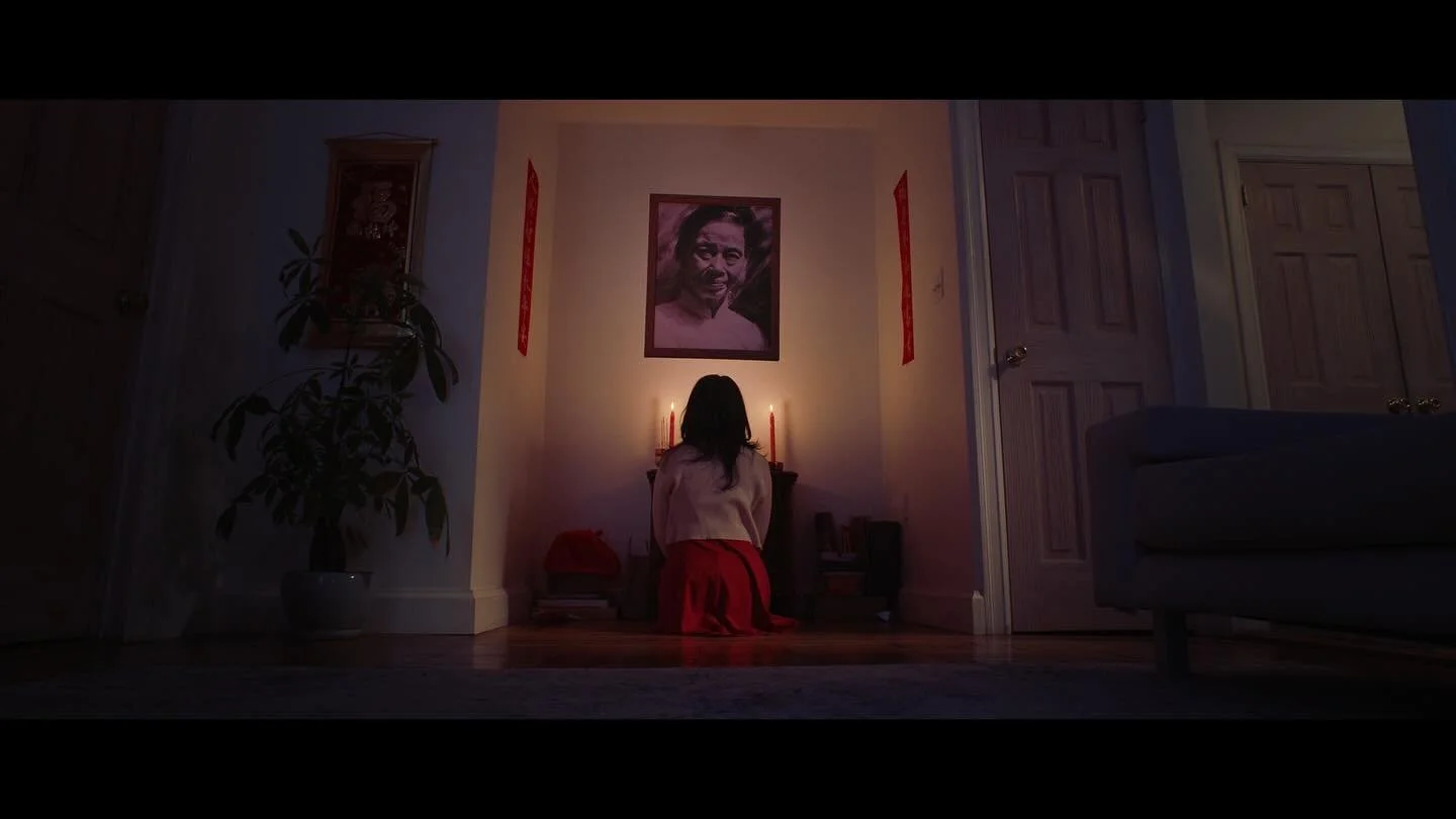 @_film.roll_ presents: SHRINE

Cast &amp; Crew
Writer/Director: Zoe Chen
DP: Cason Doyle
Producer: Film Roll Films
1AD: Laney Schwantes
2AD/Production Manager: Gracie Fojtik
1AC/Gaff: Ella Stoller
Gaff: James Kenna
Boom Op: Nick Swensen
Production De