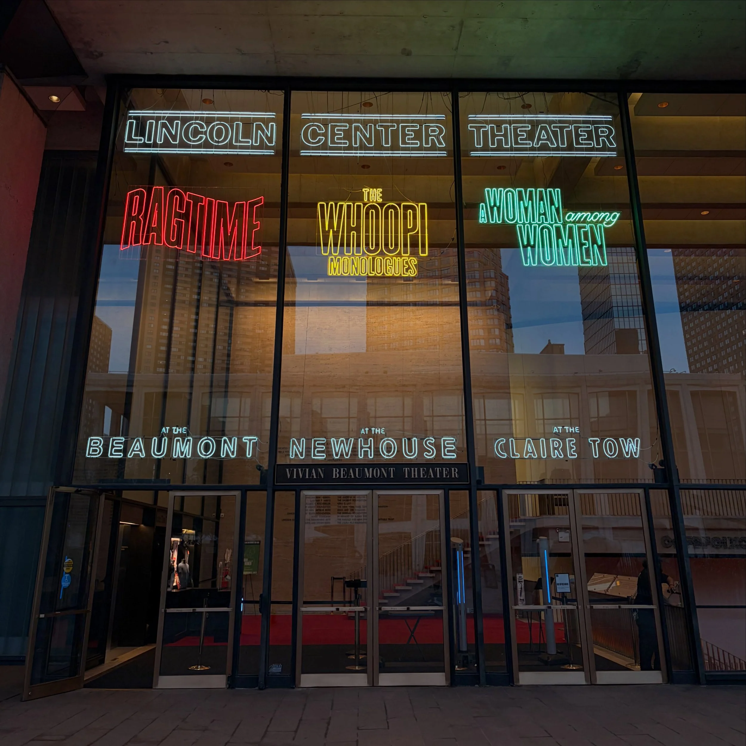 Wrapped up my work as a PA on A Woman Among Women @lctheater last week. Had an amazing time working with this incredible group of artists at one of my dream theaters!
