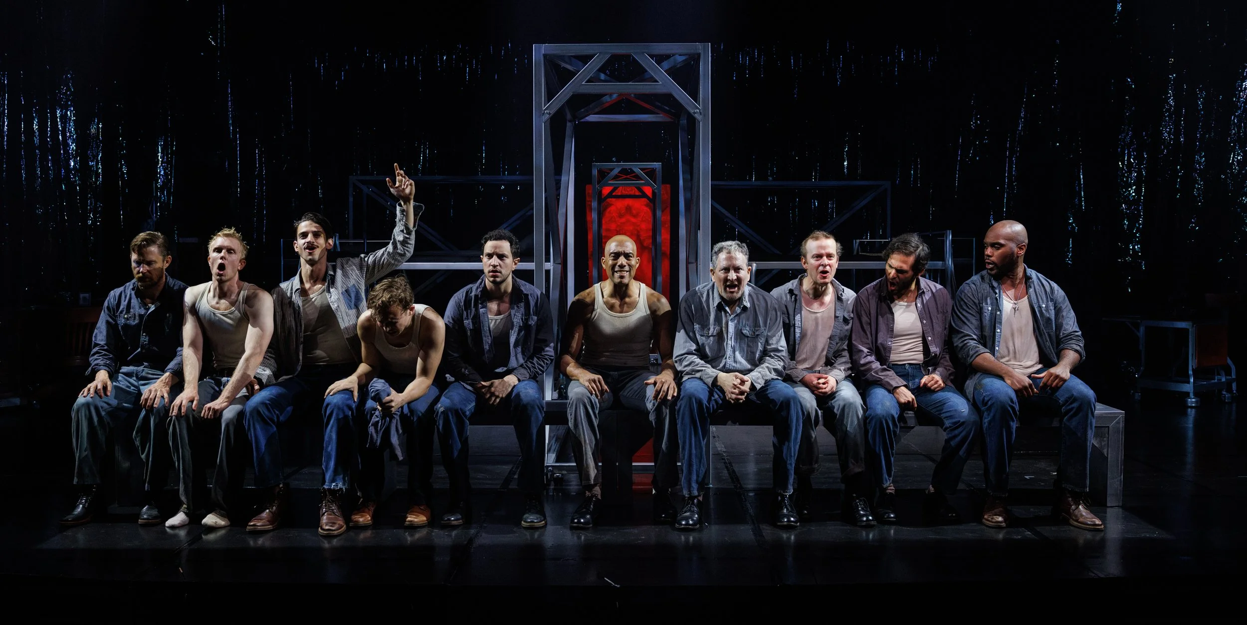 The cast of Not About Nightingale