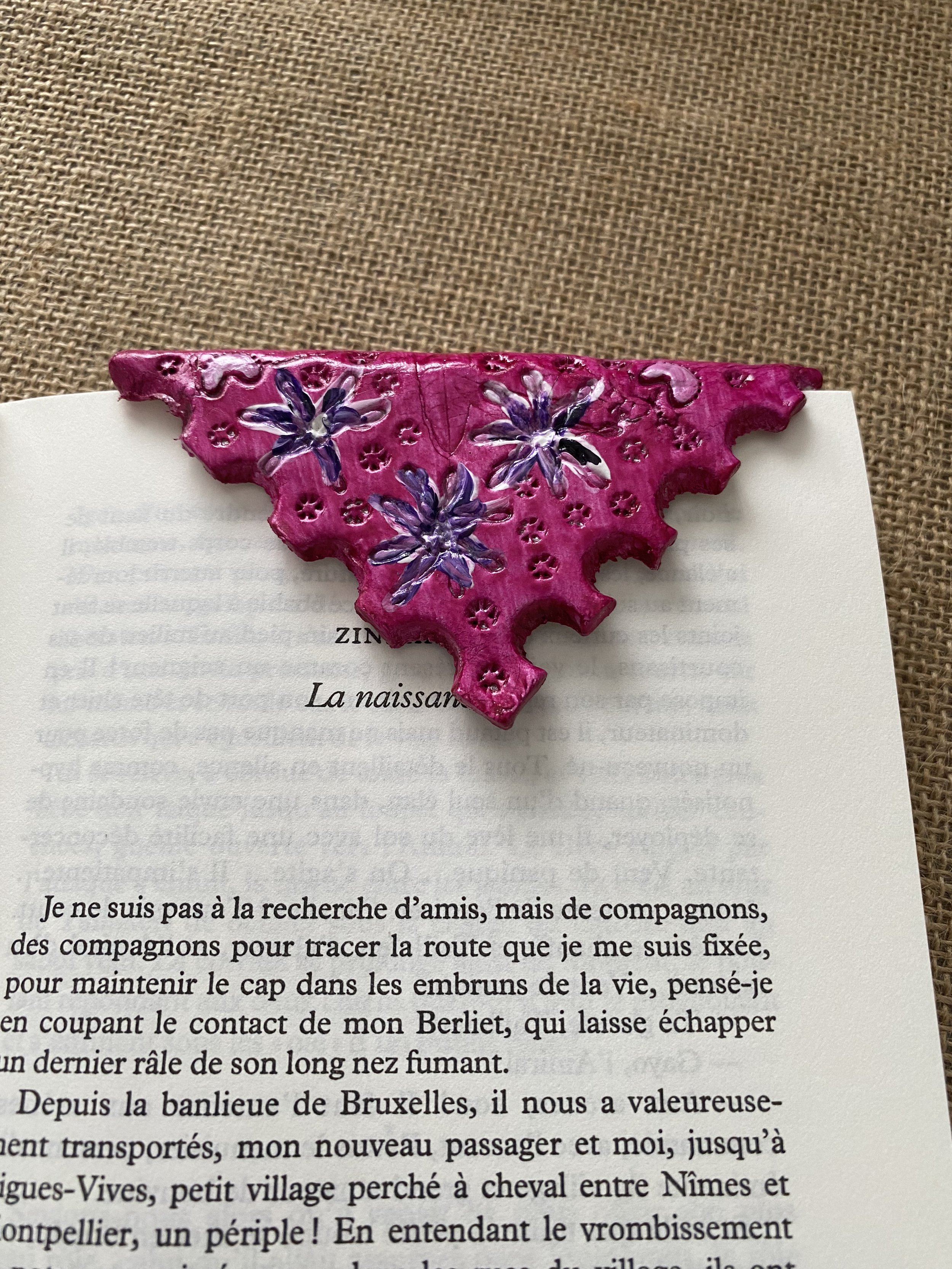 Marque-page "Floral"
