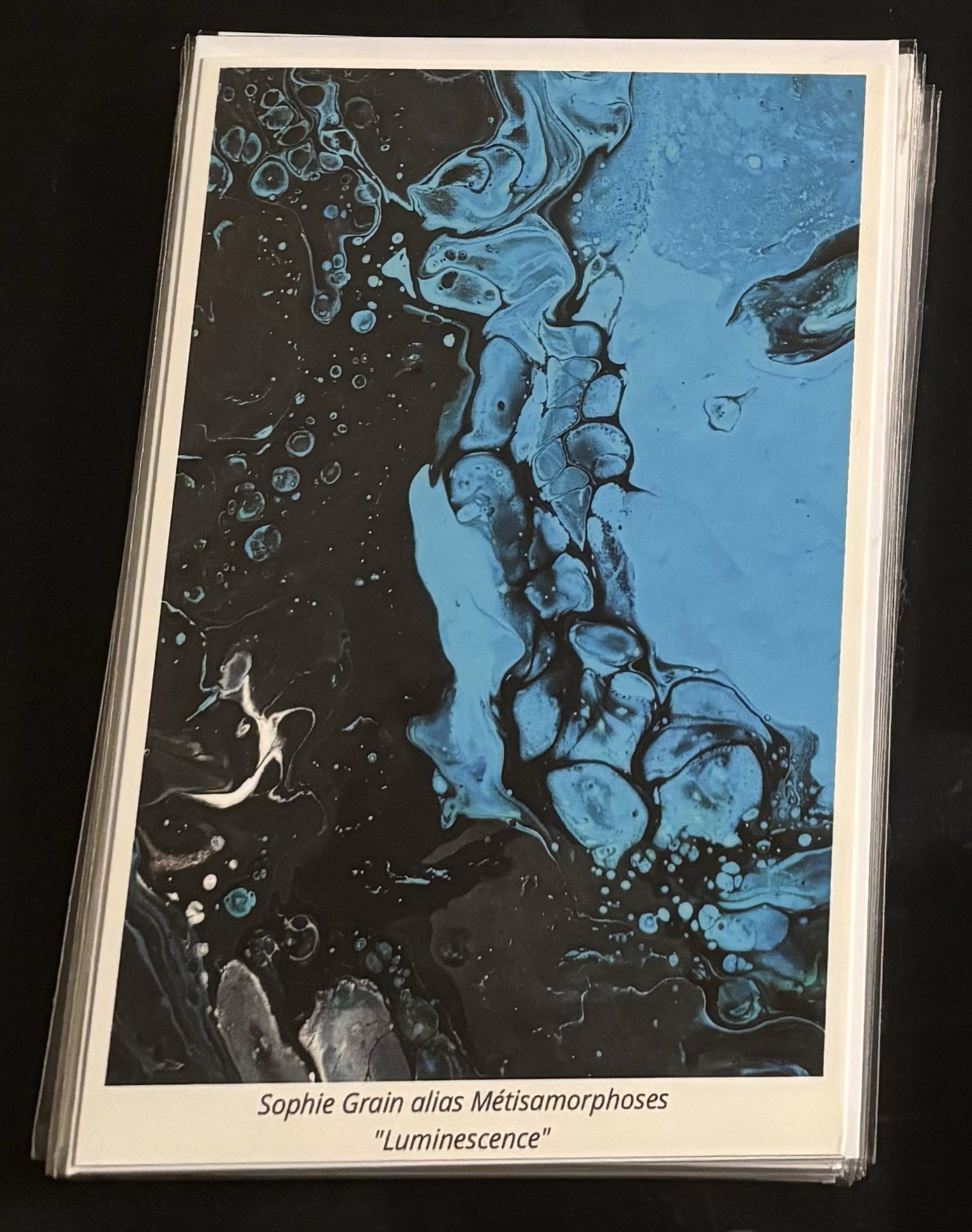 Carte double - Reproduction limitée de "Luminescence"