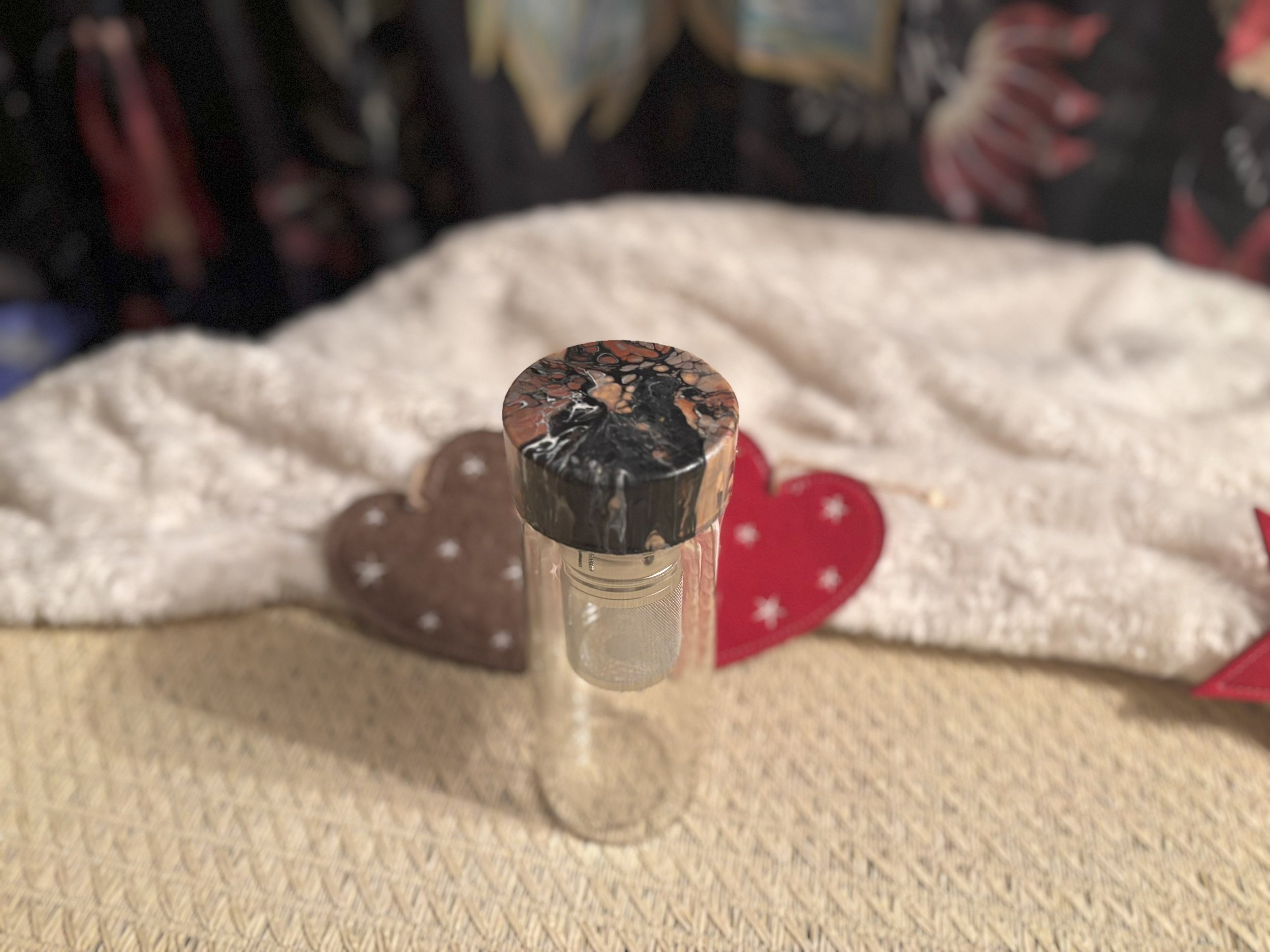 Tisanière nomade en verre n°1 "Dans la brume"
