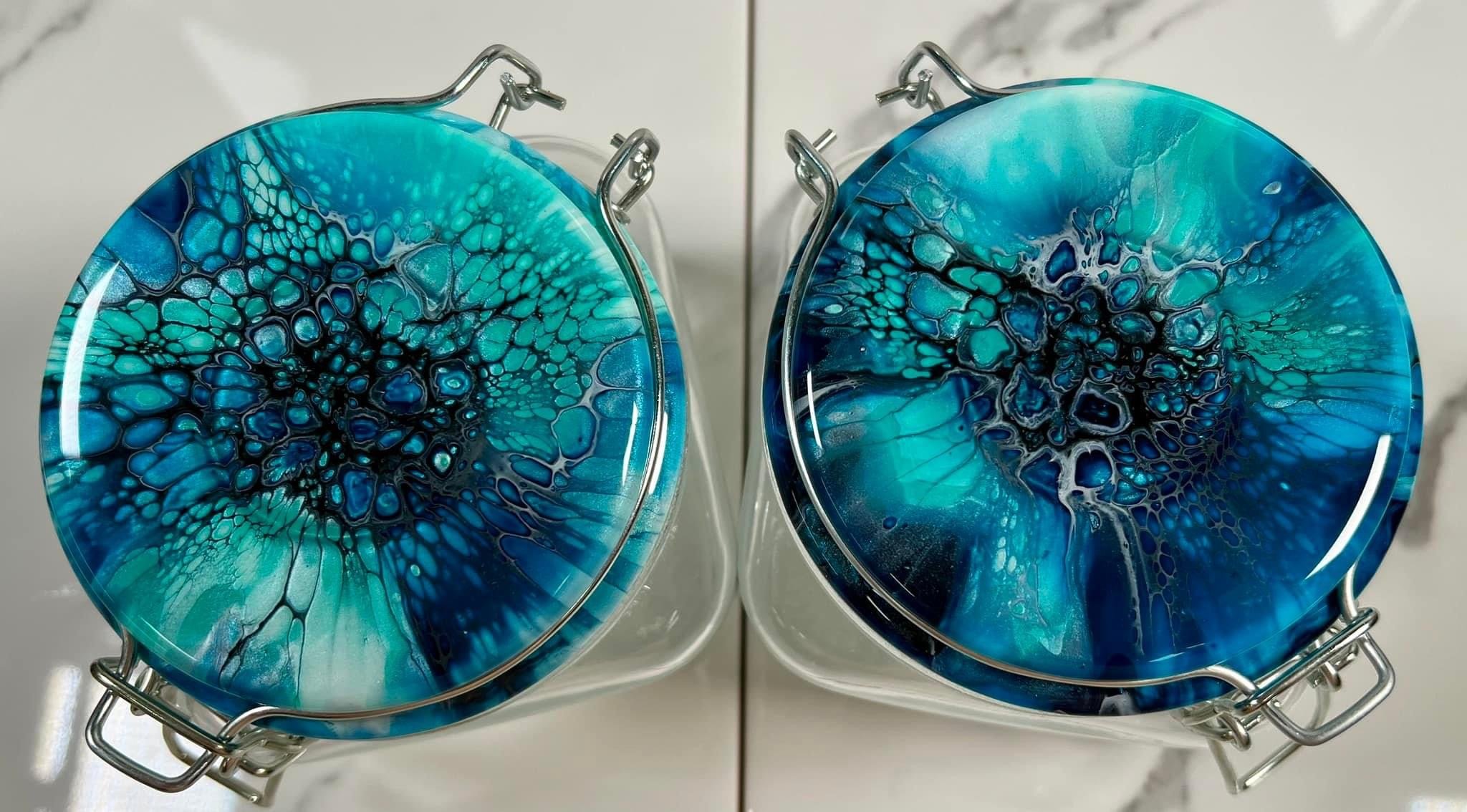 Pots hermétiques personnalisés pour un pique-nique à la plage
