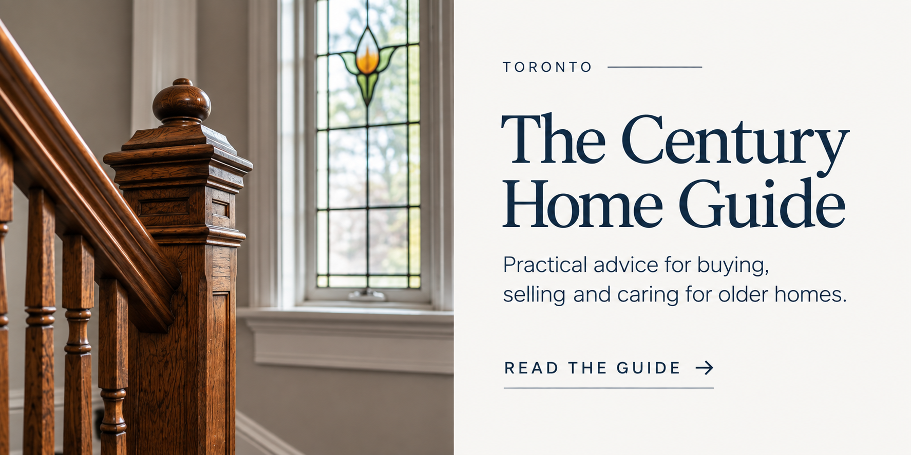 'The Century Home Guide,' Mike Perkins guide to how to list or purchase a century, historic, or older home in Toronto.