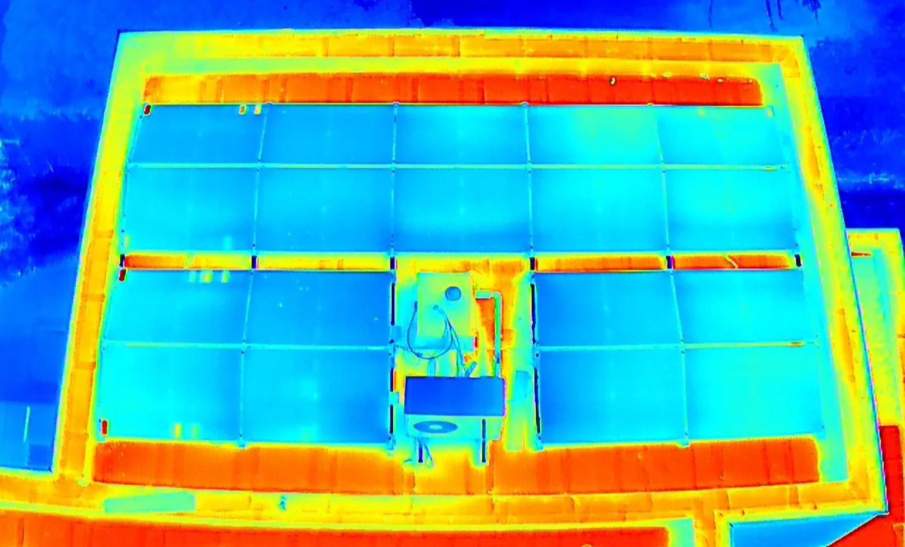 thermografische inspectie zonnepanelen