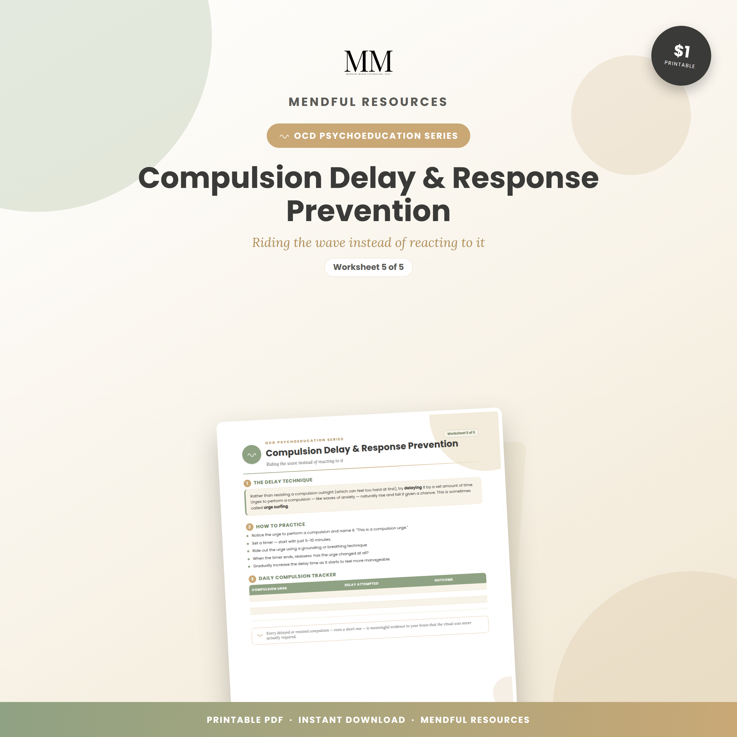 Compulsion Delay & Response Prevention