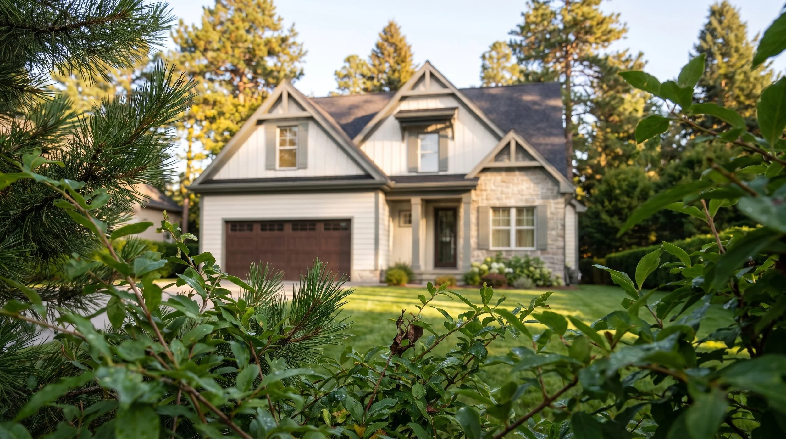 Front exterior of Lot 46 in Pilot Ridge