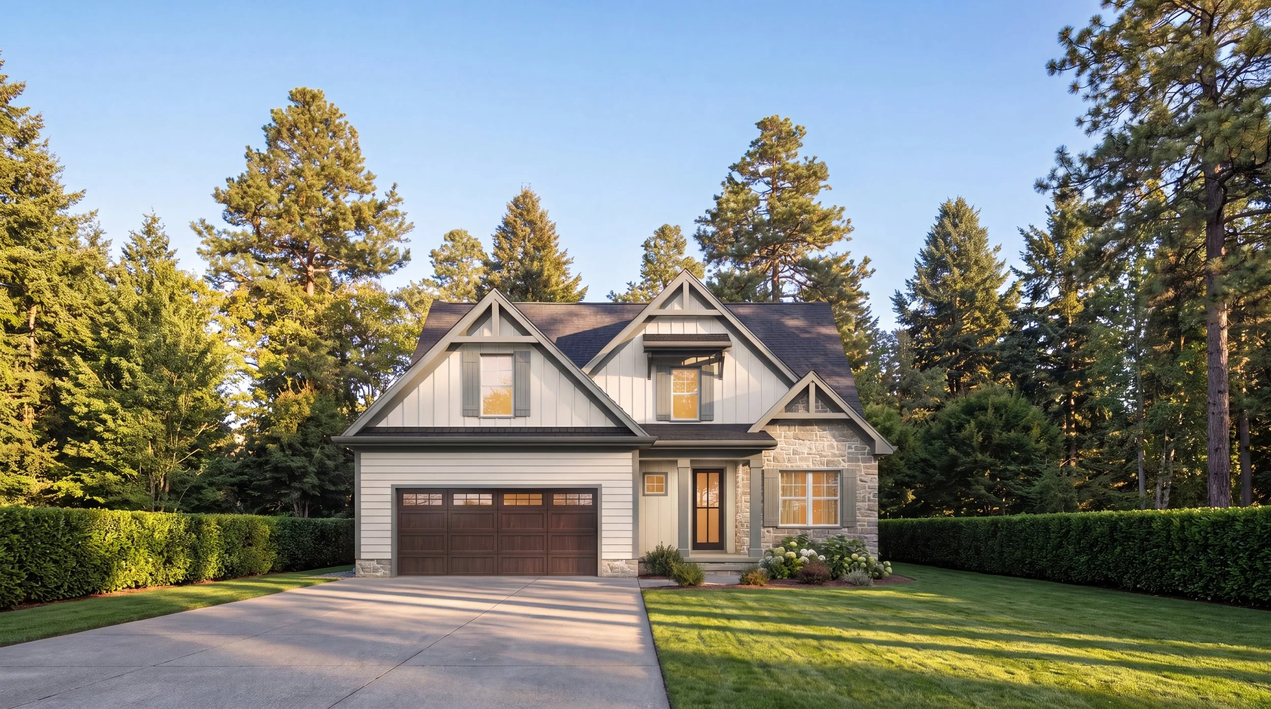 Front exterior of Lot 46 in Pilot Ridge