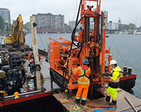 Geotechnical Investigation for the Kingston Breakwater
