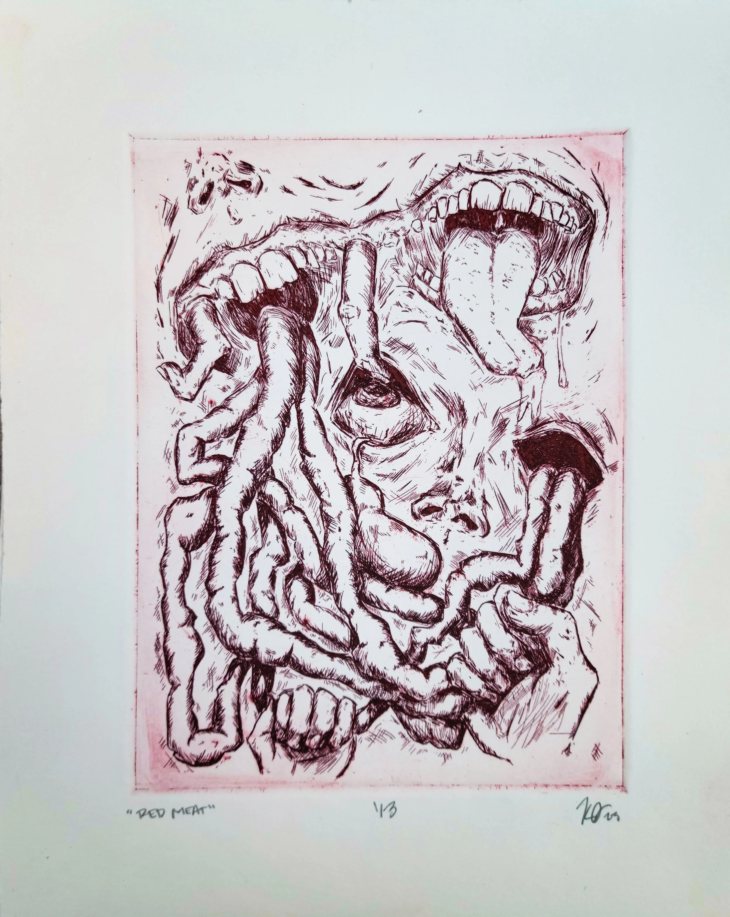 Red Meat, Copper Etching