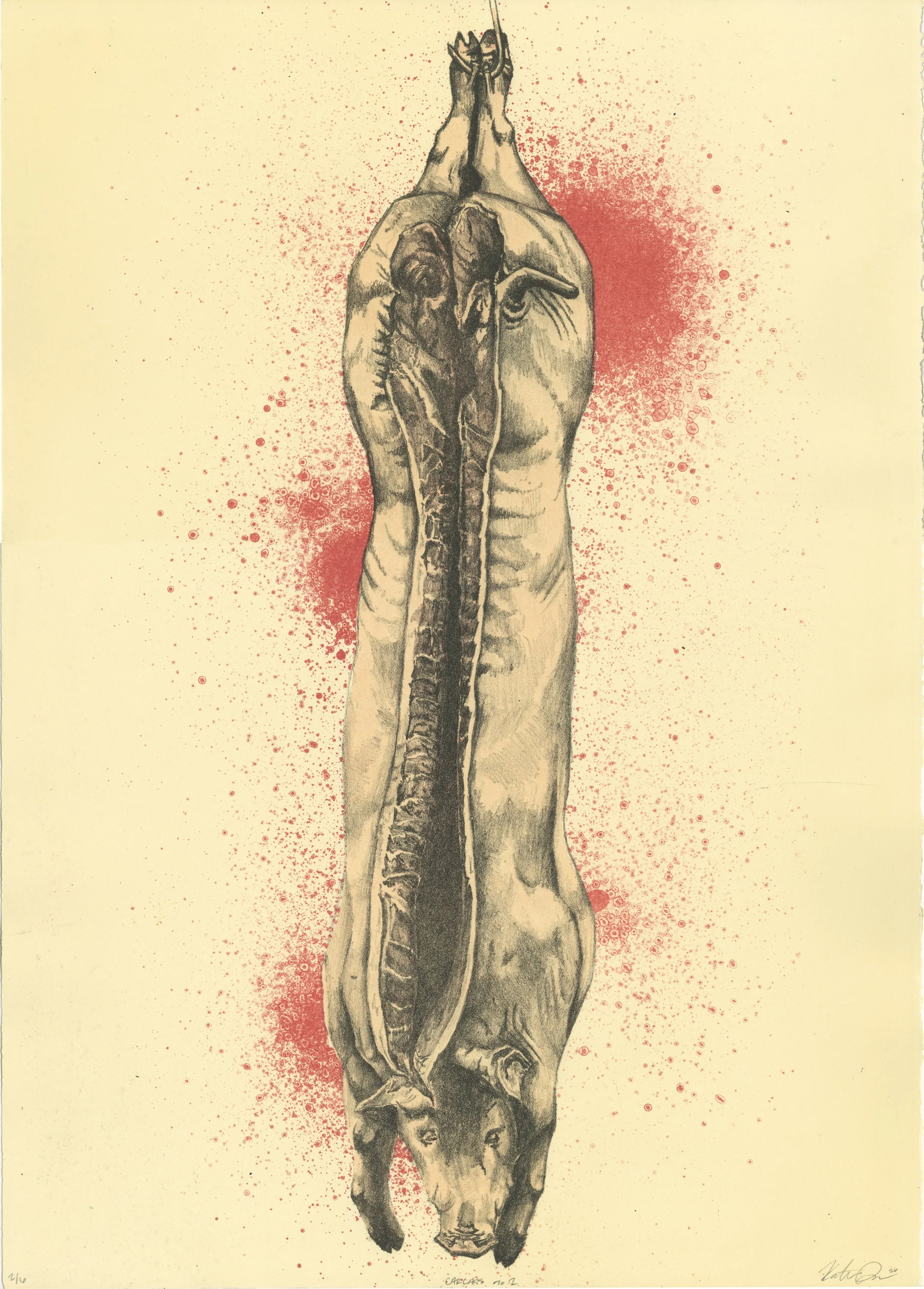 Carcass no. 2 - 15 x 21 Lithograph