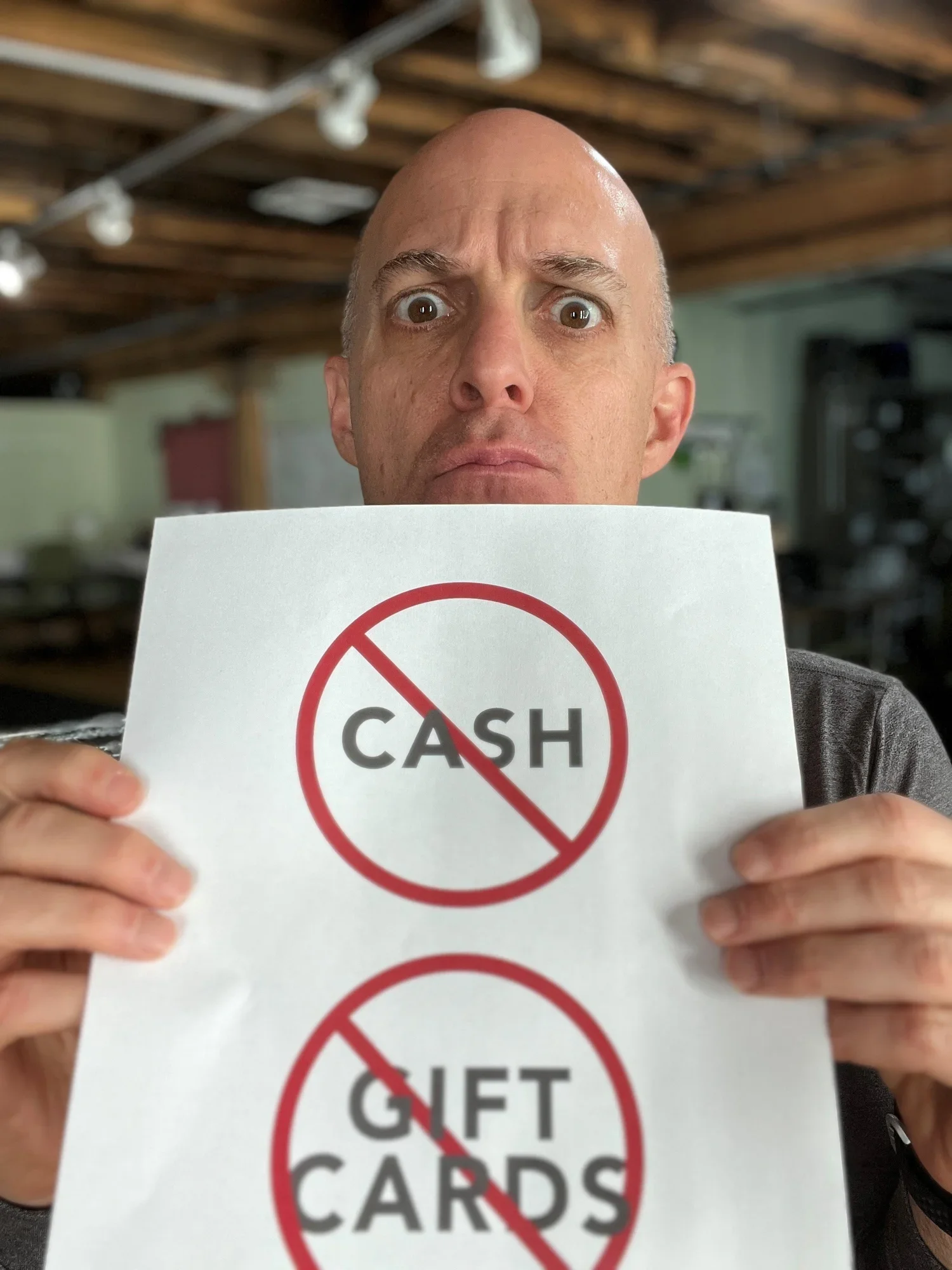 NO to Cash or Gift Cards this Holiday Gifting