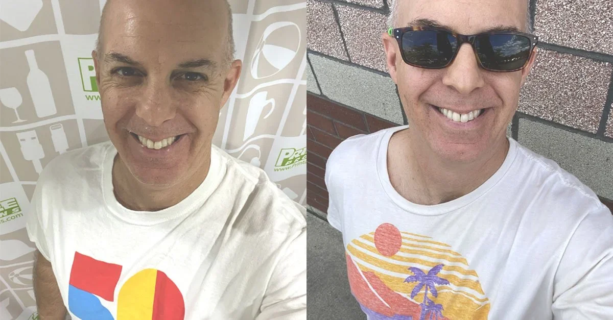 Guess which of these two T-shirts I still reach for?