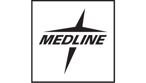 Medline logo with a stylized lightning bolt behind the text.
