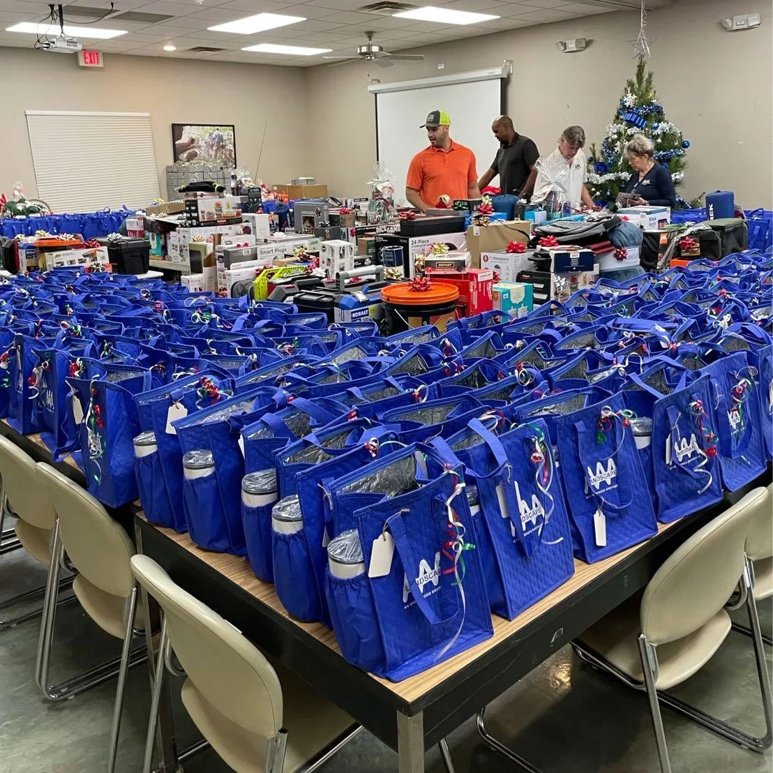 swag bags for an event merch