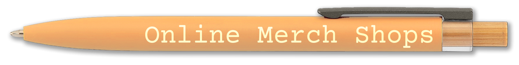 Online pop-up merch shops and print on demand