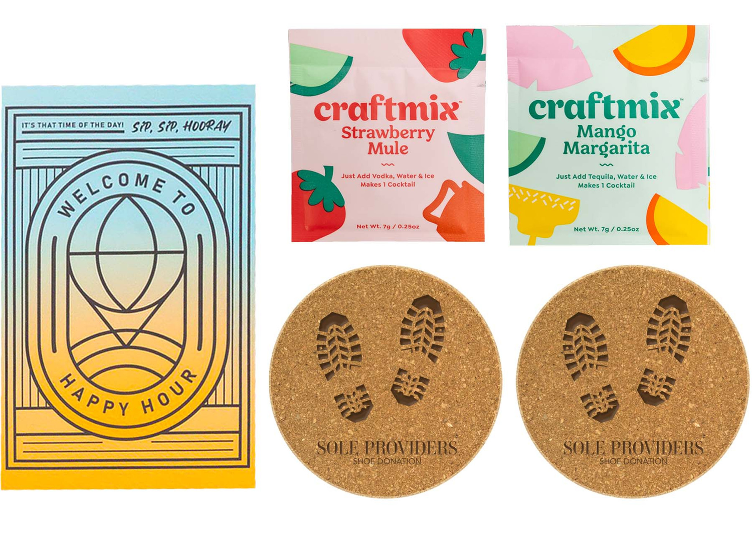 Experiential gifts like this Happy Hour Kit