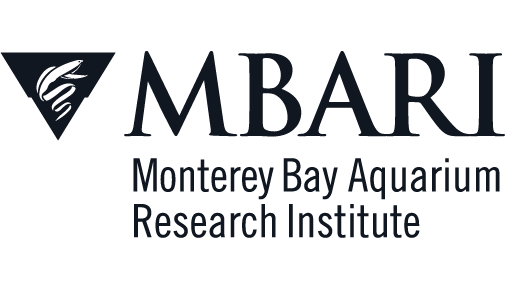 Logo of the Monterey Bay Aquarium Research Institute (MBARI) featuring a stylized whale fin and ocean wave, with the institute's name written below.