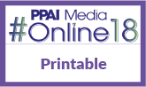 PPAI Media #Online18 Printable badge or logo