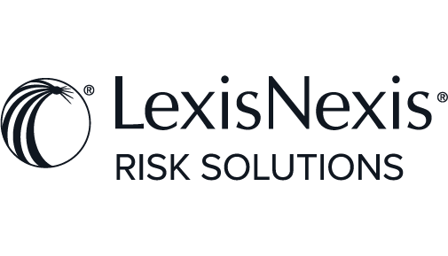 LexisNexis Risk Solutions logo with a circular globe icon on the left.
