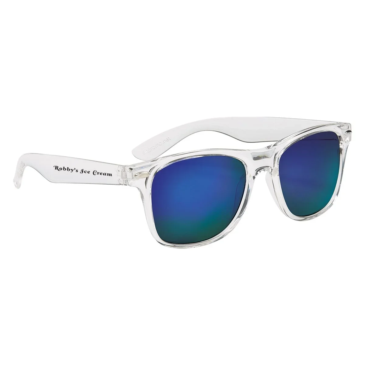 Crystalline Mirrored Sunglasses