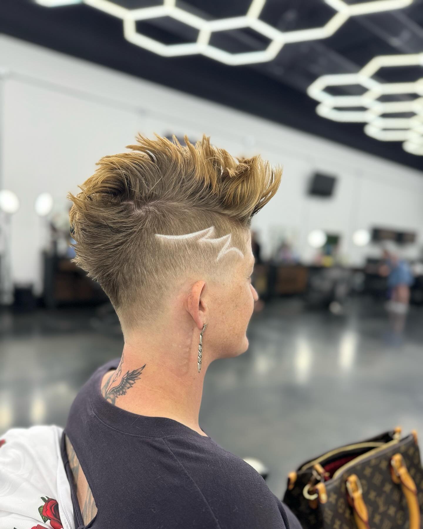 Haircut and design by @hairartbycam 💈🌟

Booking an appointment is super easy - you can book online, give us a call, or send us a message. 

📲 719-344-8236 
📍2360 Montebello Square Dr F, Colorado Springs, CO 80918
.
.
.
.
.
.
#coolhaircut #ladybar