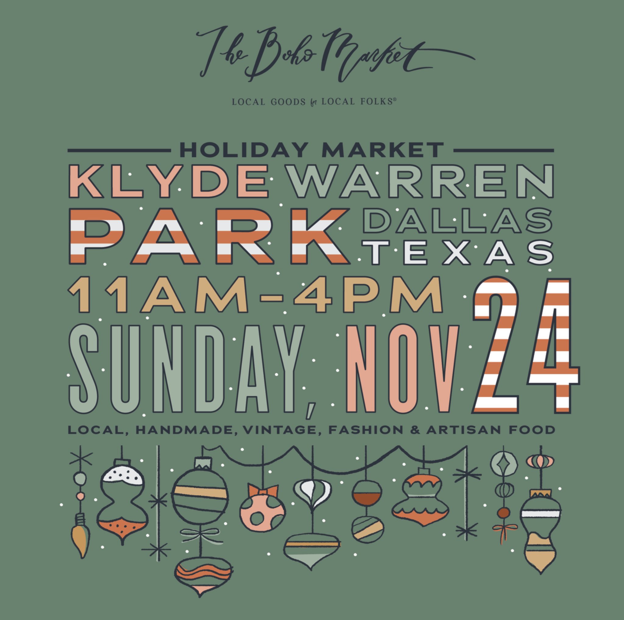 Klyde Warren Holiday Market