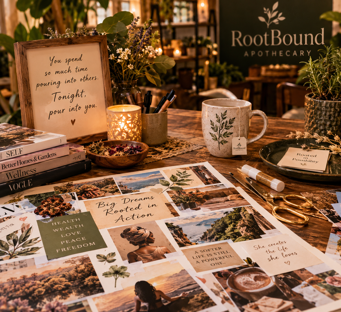 Rooted in Vision: A Vision Board Night