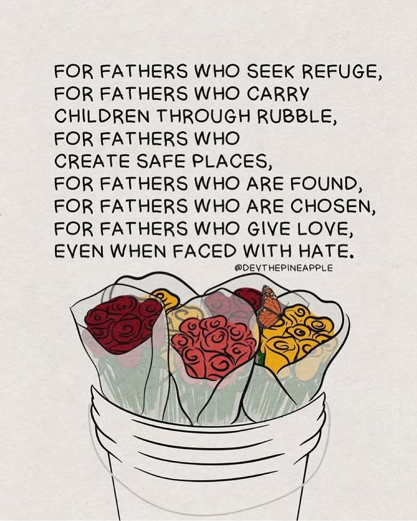 For fathers who resist patriarchy and embody their own unique expression of fatherhood💕