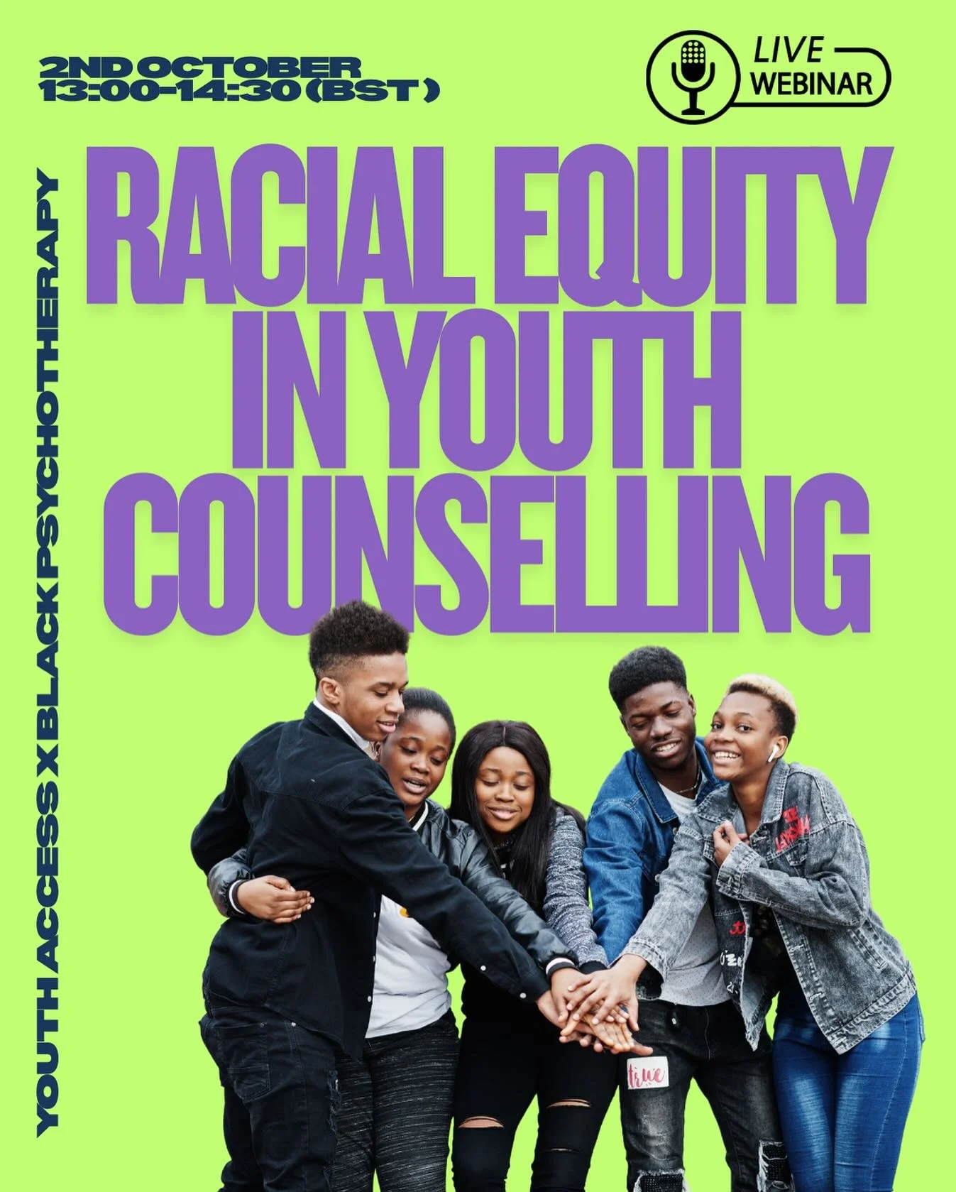 A couple of BP team members have been consulting with @youthaccess (along with other orgs) to explore the experience of Black young people within counselling services starting with having honest conversations about what isn&rsquo;t working and why. 
