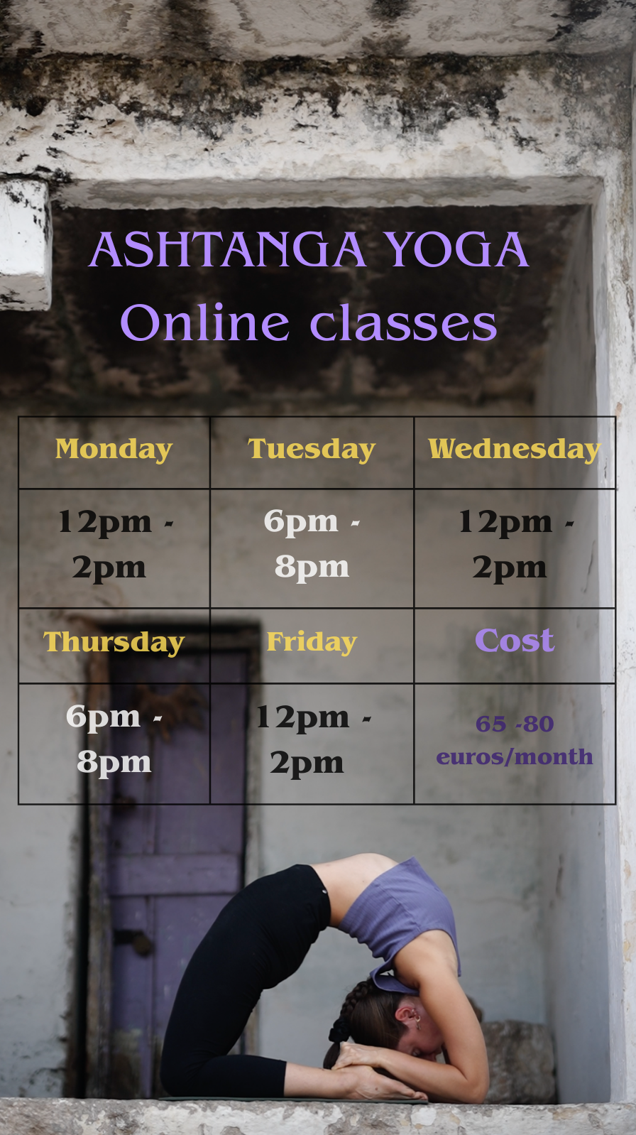 Online Ashtanga with Ari
