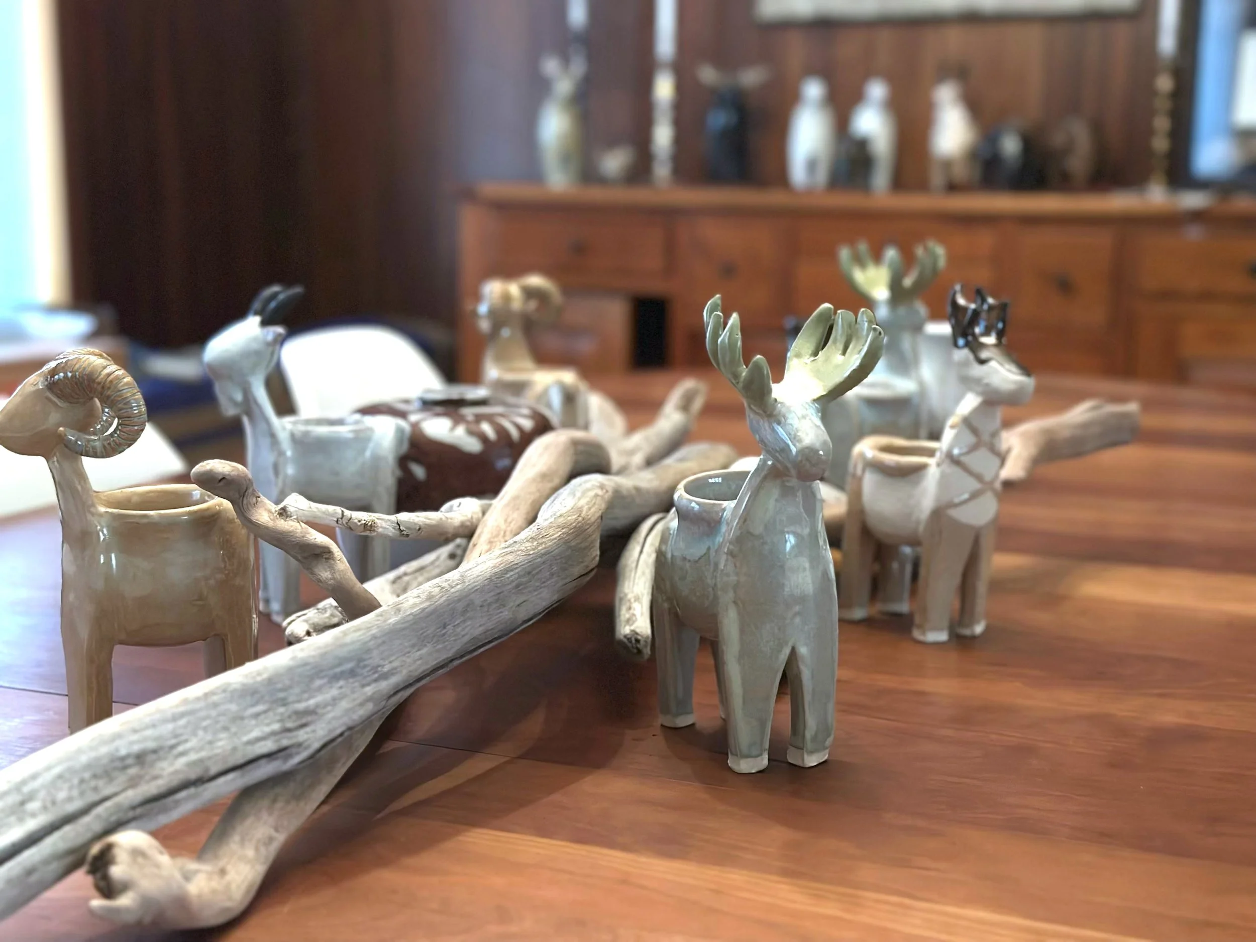 yellowstone wildlife collection (small animals) Vases by yellowstoneware by Jesse Fales copy.jpg