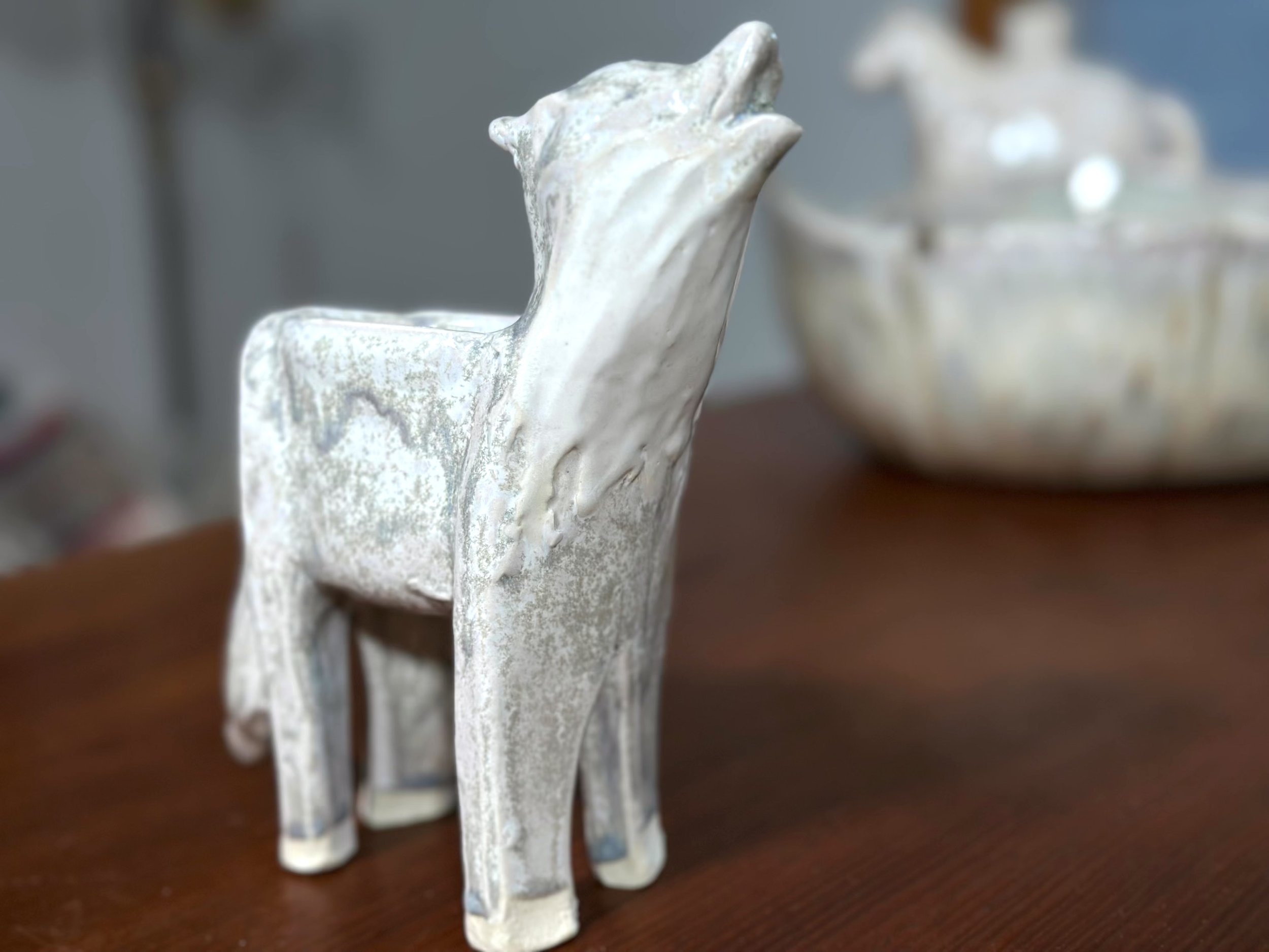 Wolf - Yellowstone Wildlife Collection - Vase (Small)