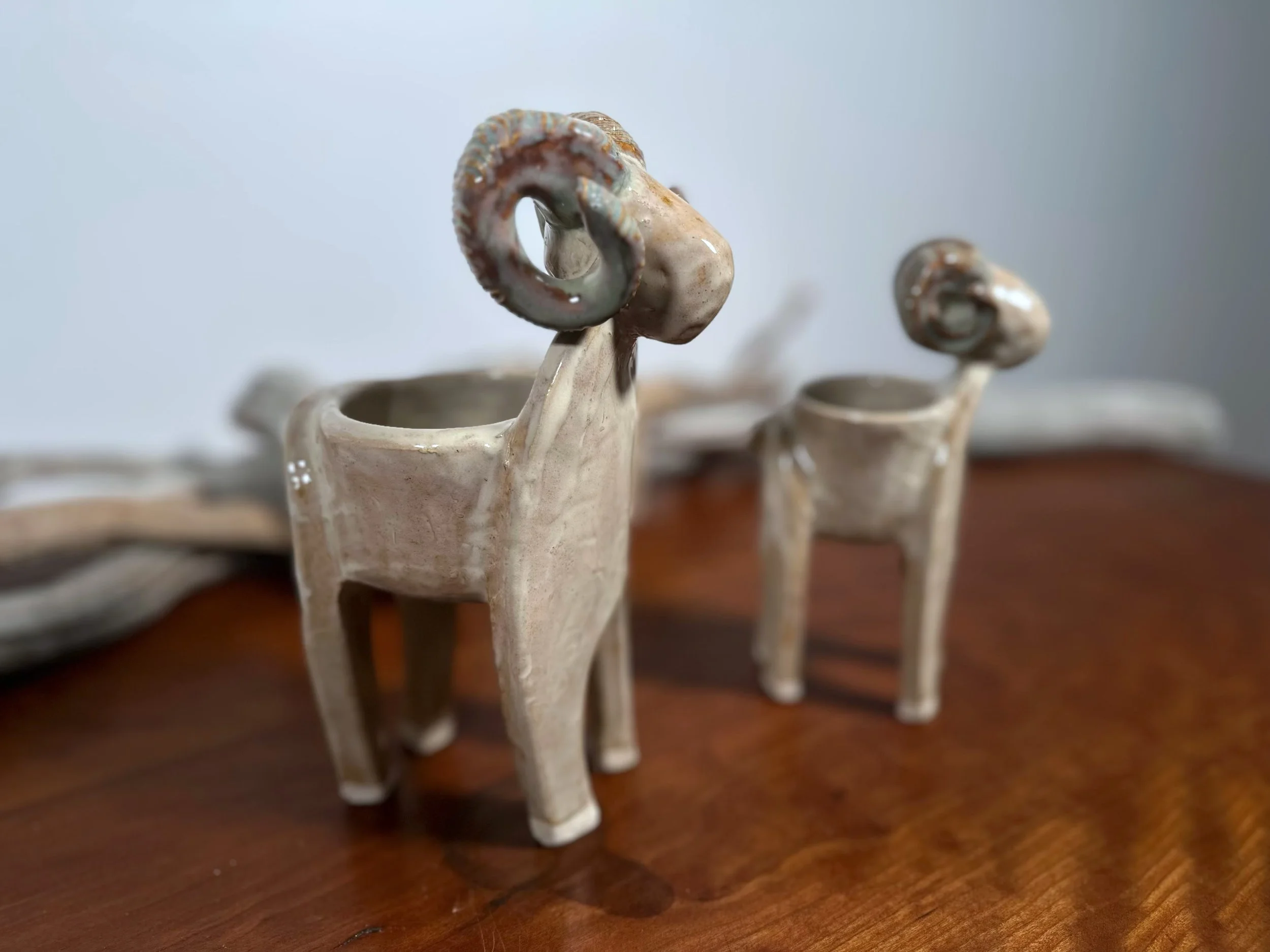 Big Horn Sheep 2026 yellowstone wildlife collection by yellowstoneware by jesse fales - fside view large and small.jpg