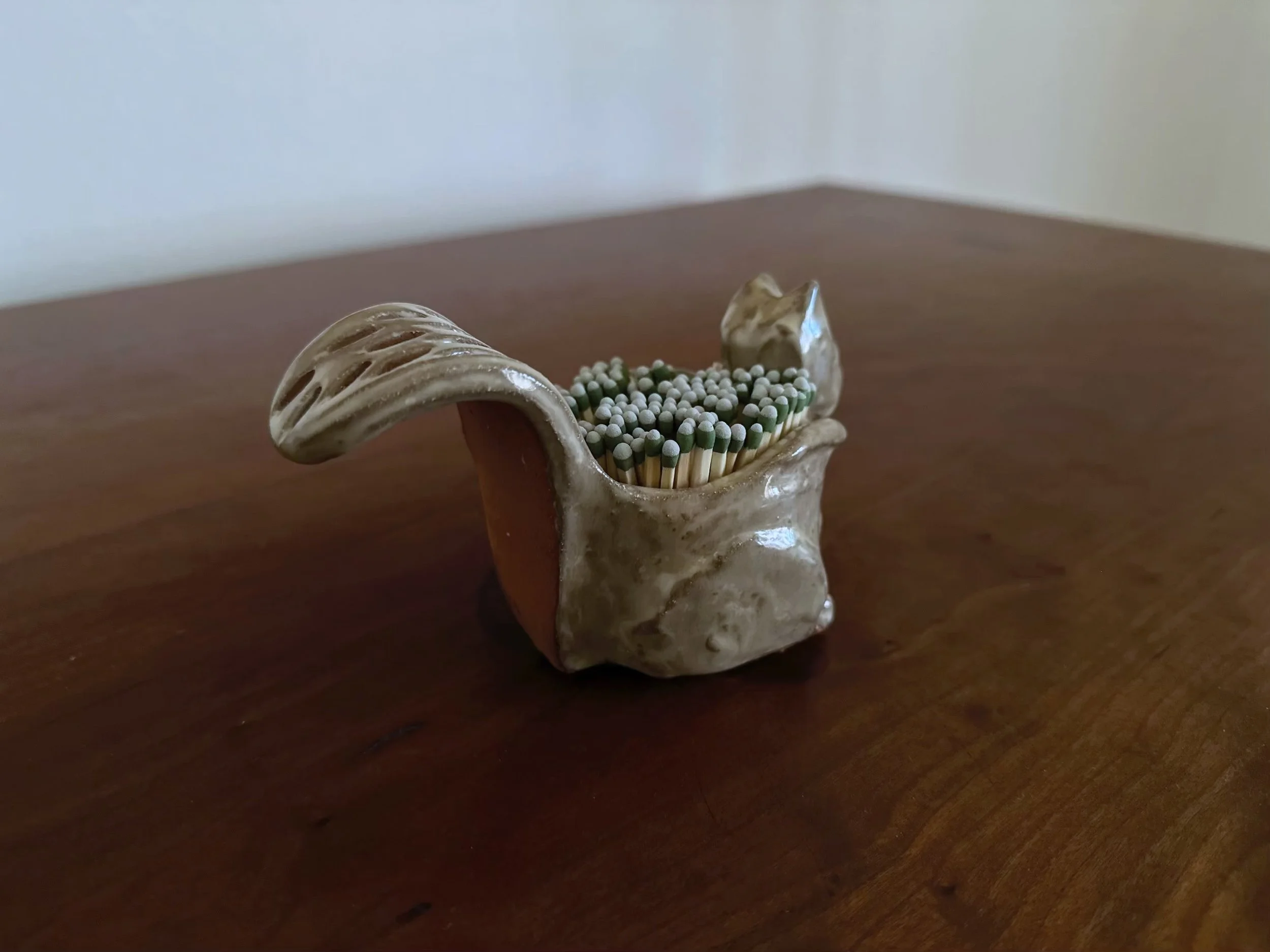 squirrel matches holder by yellowsotneware by jesse fales copy 2.jpg