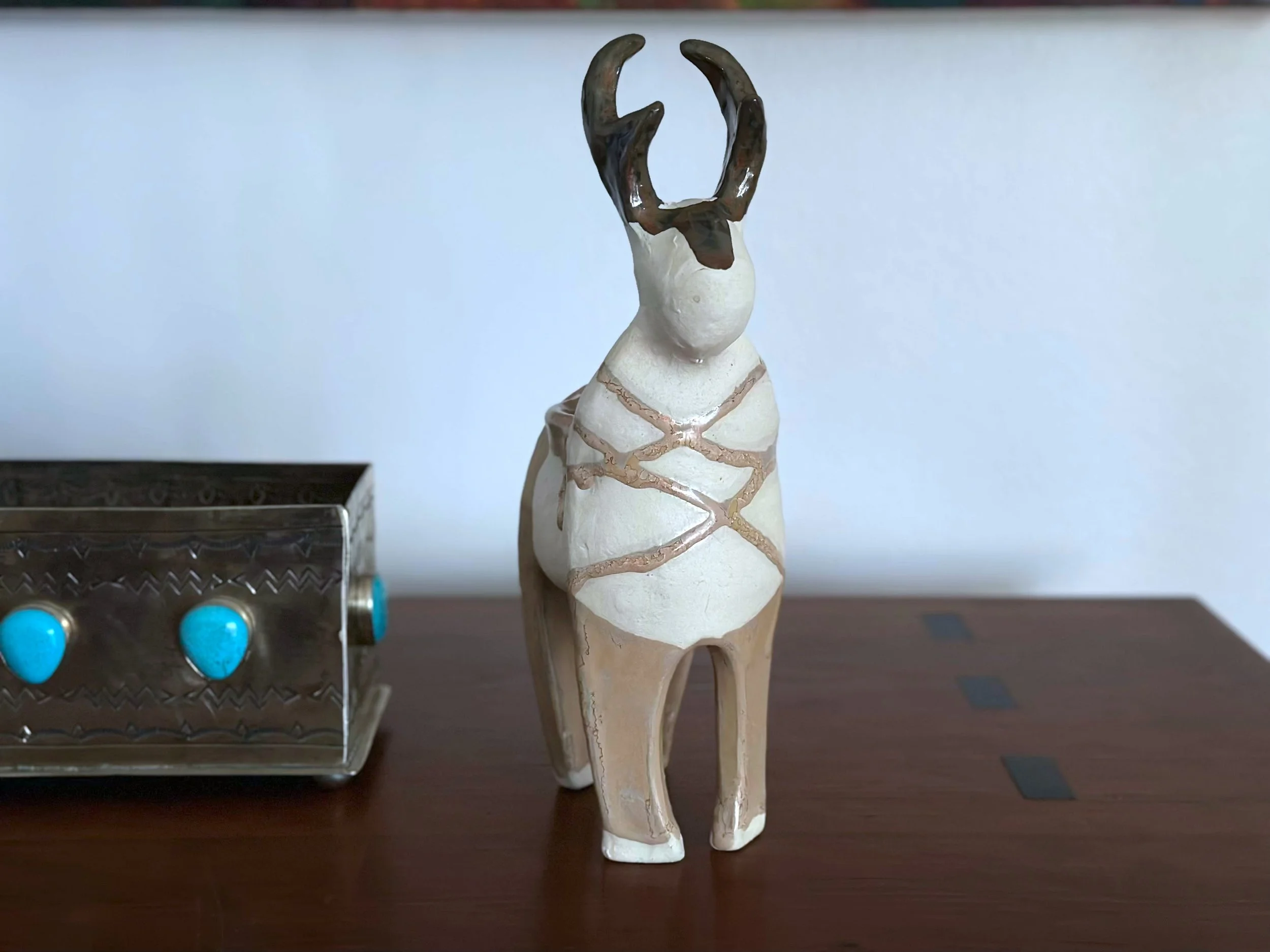 Pronghorn Antelope - Yellowstone Wildlife Collection - Vase (Large)