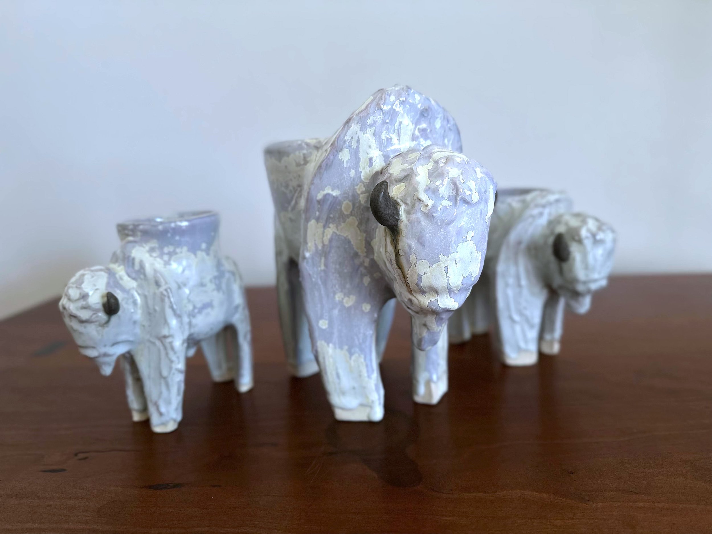 Bison - Yellowstone Wildlife Collection -  Vase & Candle Holders (Small, Medium, Large)