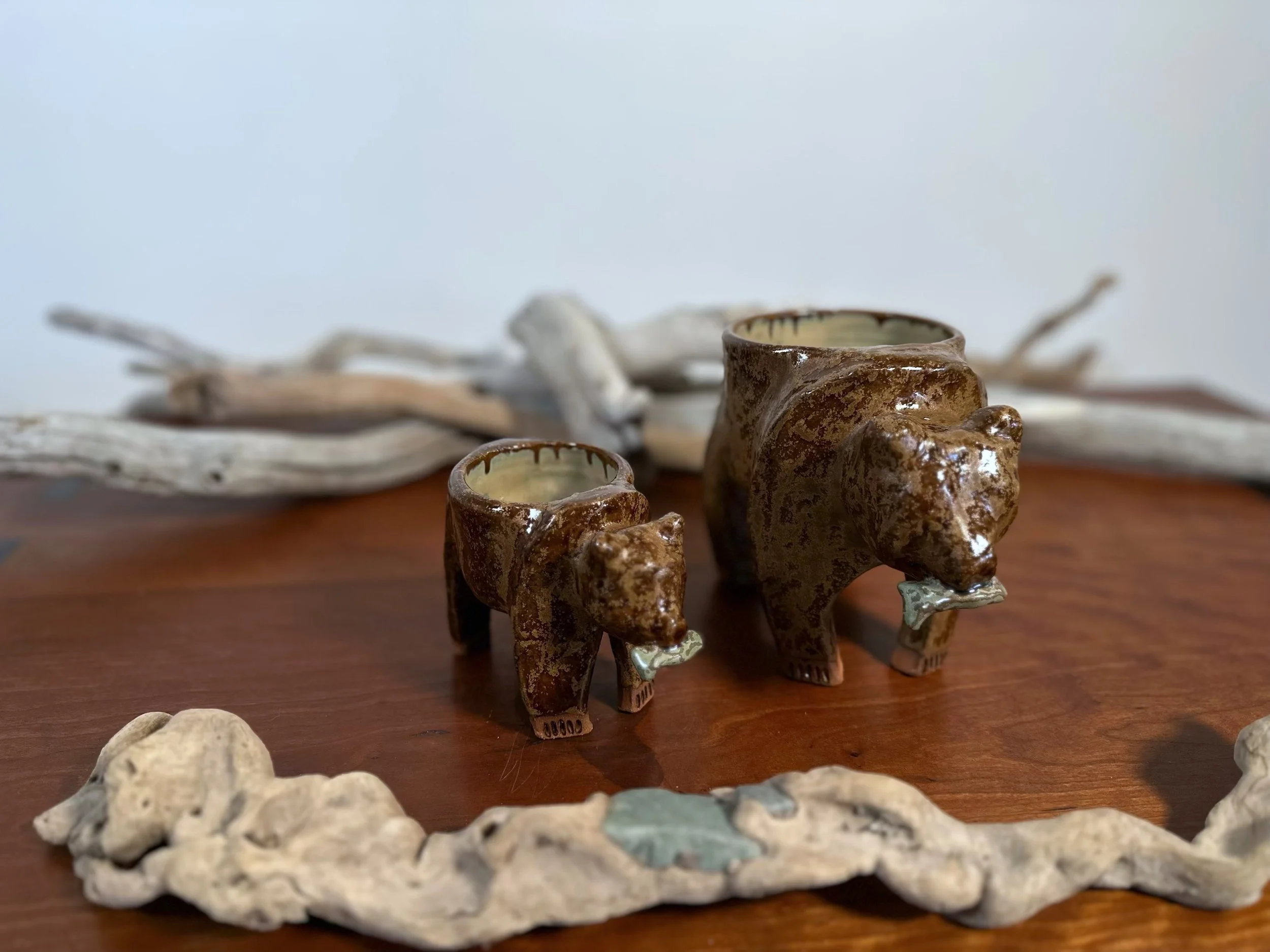 Small and large grizzly bears by yellowstoneware by jesse Fales.jpg