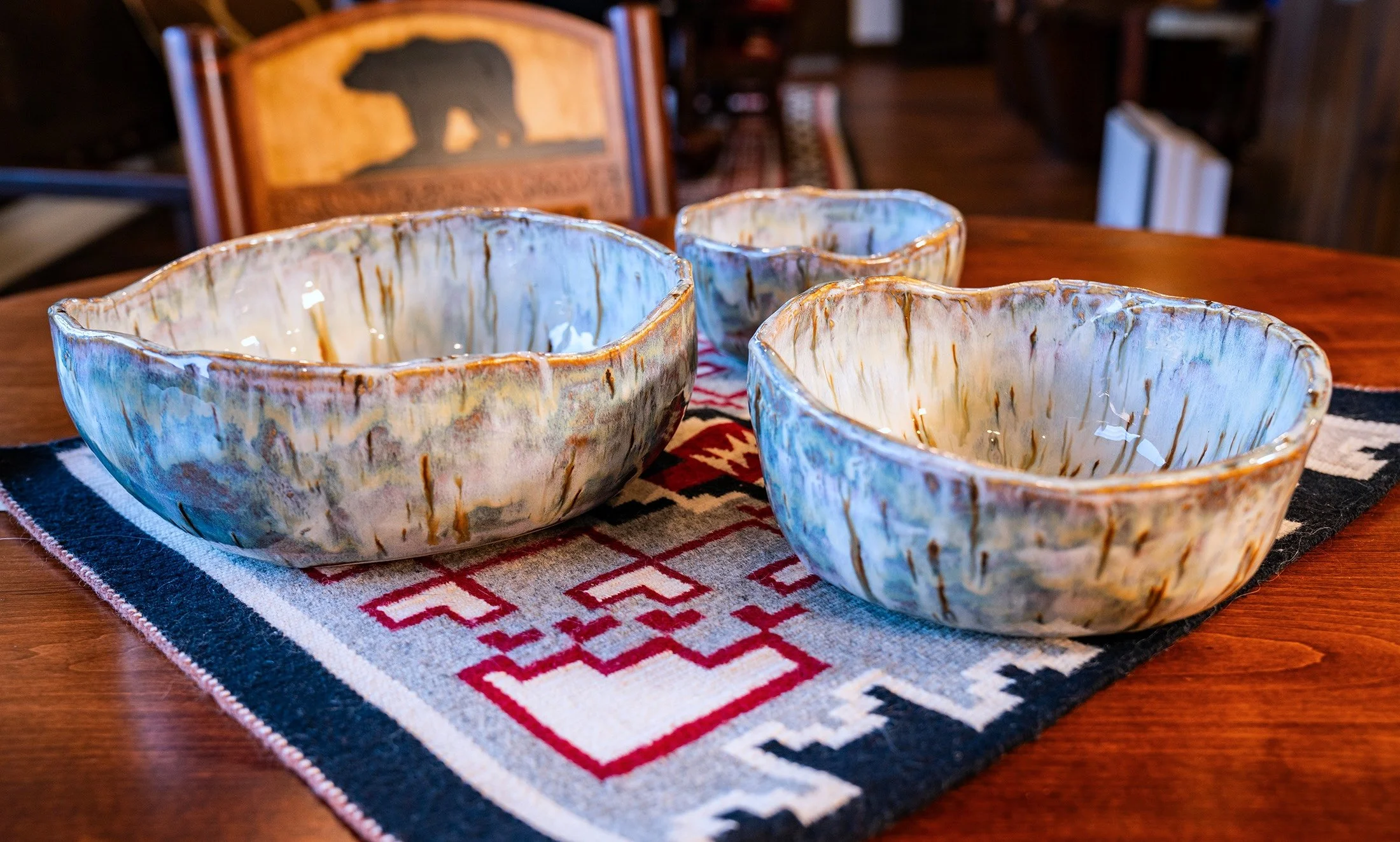 Unique Bowls from Aspen bark Colection by yellowstoneware by jesse Fales.jpeg