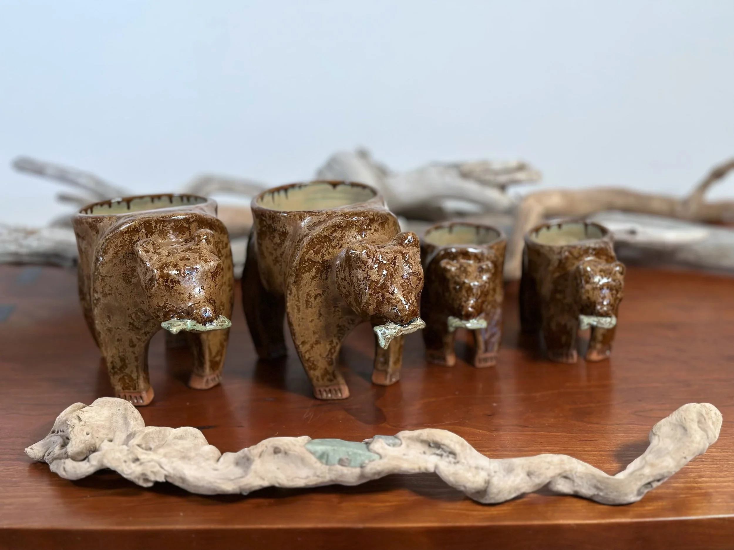 large ad small grizzly bears by yellowsotneware by Jesse fales.jpg