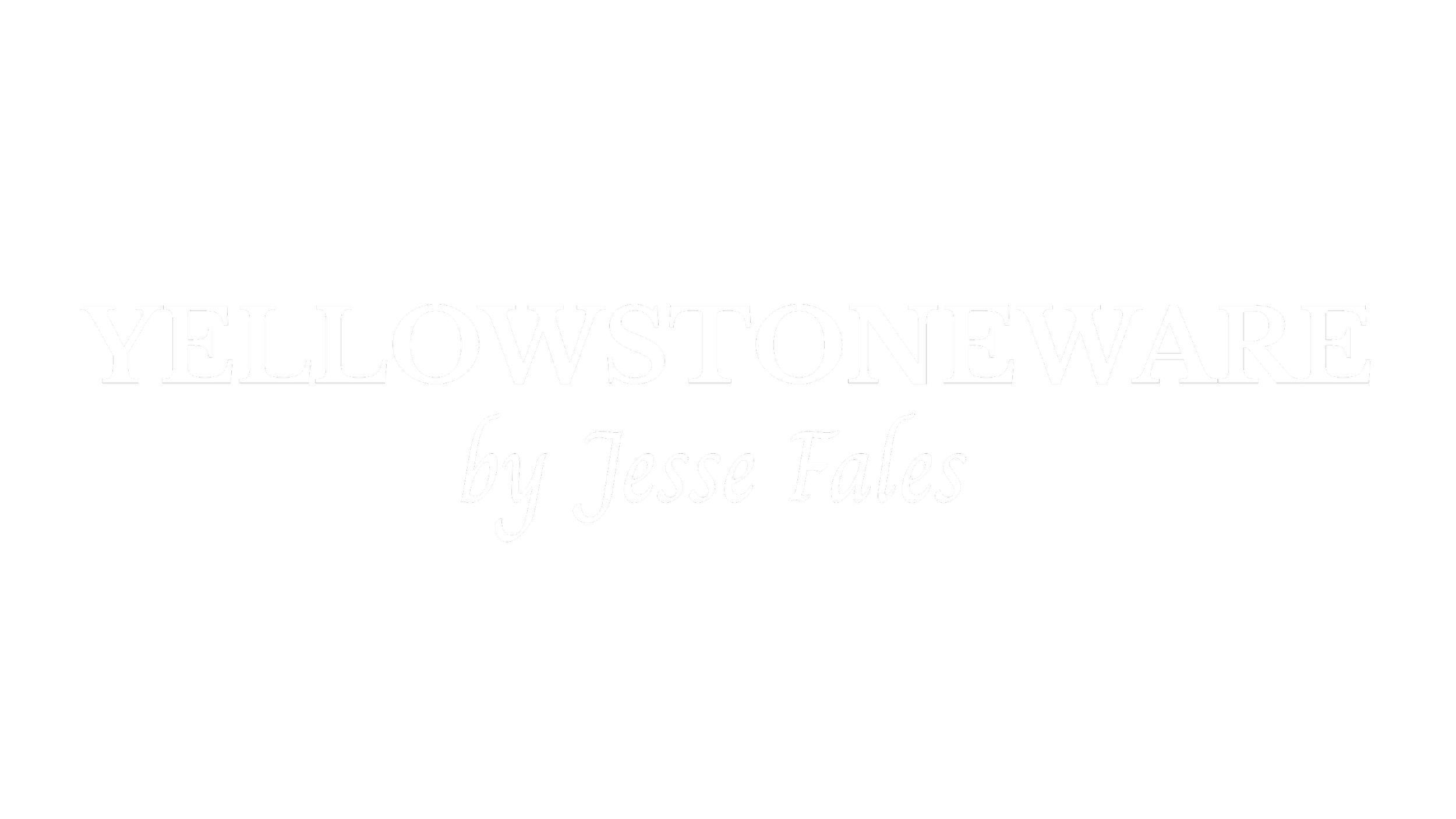 'YELLOWSTONEWARE by Jesse Fales