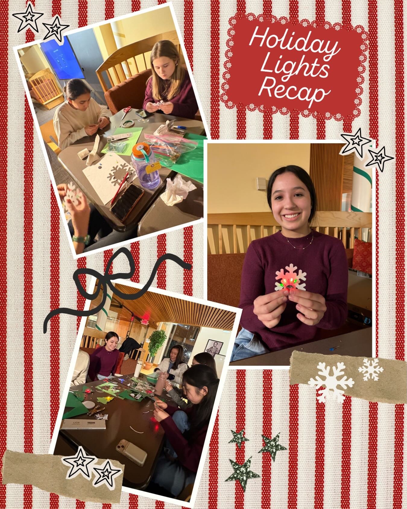 We had tons of fun making our own light up ornaments at our Holiday Lights event! Thank you to all those that came, and are excited to host more fun study break events this semester! 💌

#harvard 
#engineering 
#stem 
#foryou
