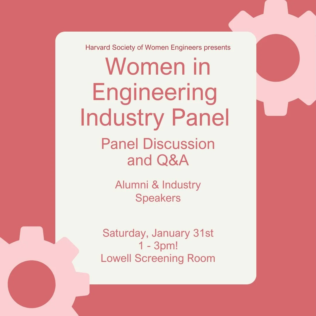 We&rsquo;re so excited to introduce the incredible engineers joining us for our Women in Engineering Industry Panel Q&amp;A this Saturday, January 31st! Please note, that this event will now be in Lowell Screening Room! We hope to see you there! 💫💌