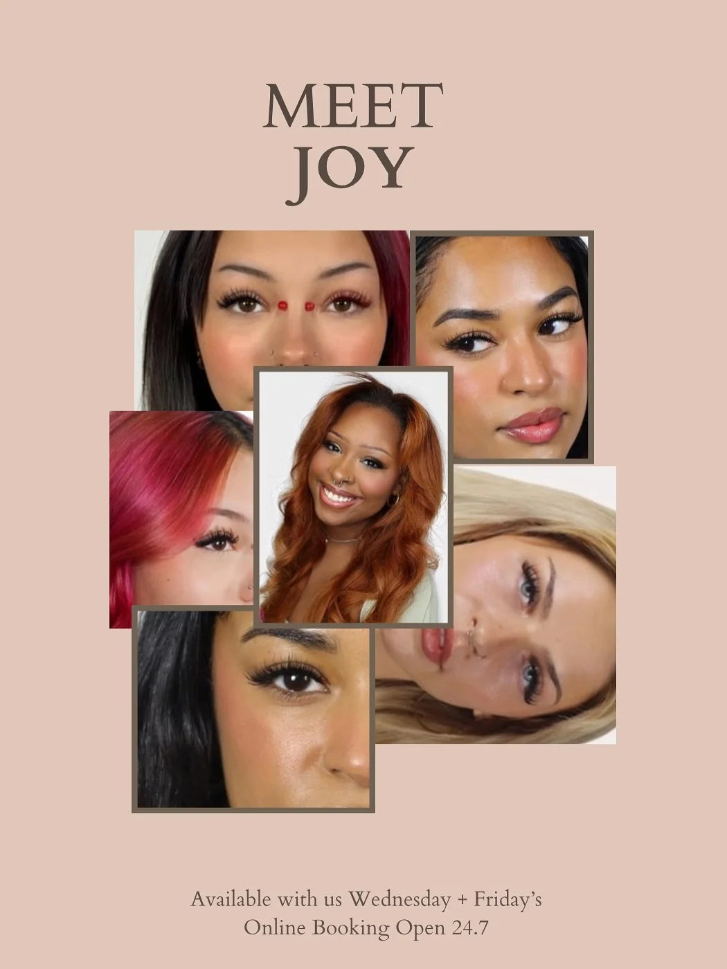 Meet JOY 💞 Now Available Wednesday and Fridays!! ✨  Get to know her ⬇️🥰 @lovesicklashclub 🫶
Joy has been lashing since 2017 and is an award-winning, internationally recognized lash artist with more than 8 years of experience. She specializes in cl